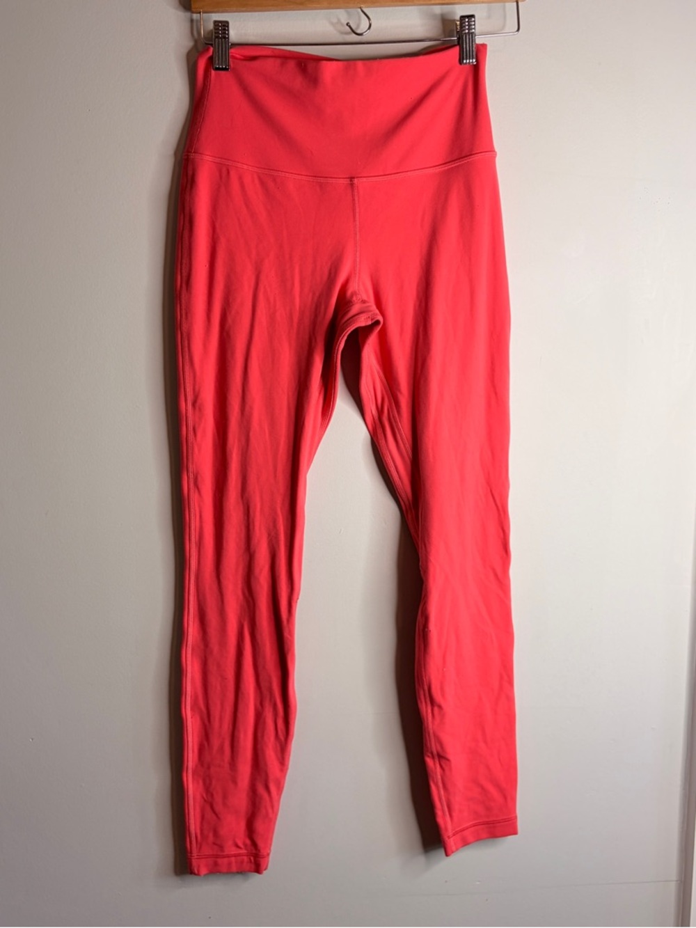 Lululemon Align 27” Leggings Coral Pink High-Waist Activwear Pants size 8 - Picture 3 of 6